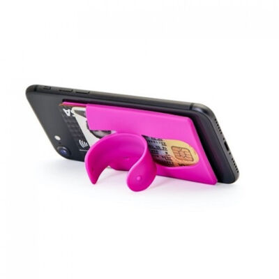 Silicone Phone Card Holder with support  Thumbnail