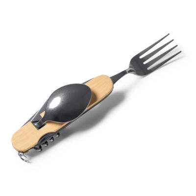 Multifunctional cutlery set with bamboo structure Thumbnail
