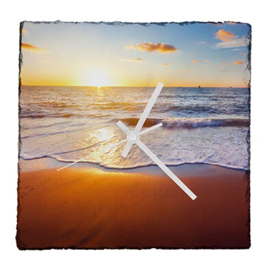 Slate Clock 27cm x 27cm Thumbnail