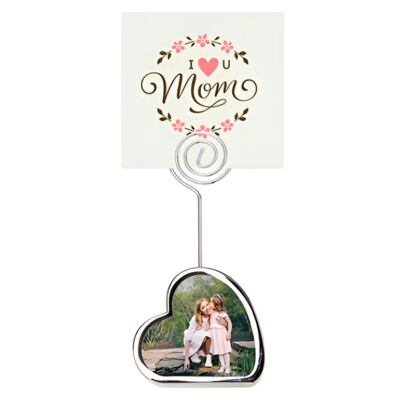 Desktop Stand/ Placeholder with Metal Insert - Heart Thumbnail