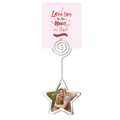 Desktop Stand/ Placeholder with Metal Insert - Star Thumbnail