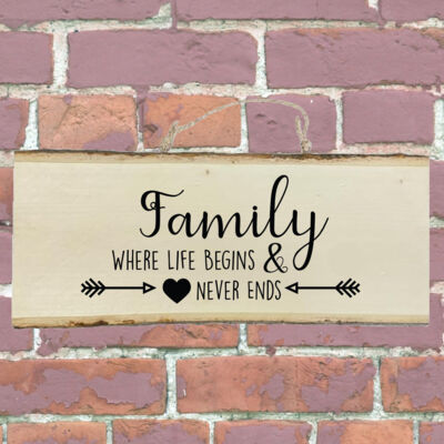 Natural Wooden Hanging Sign Thumbnail