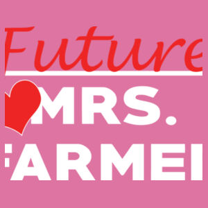 Future Mrs. Farmer - Softstyle™ women's v-neck t-shirt Design