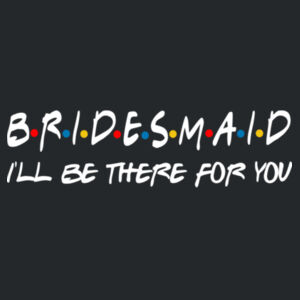 Bridesmaid Friends - Softstyle™ women's v-neck t-shirt Design