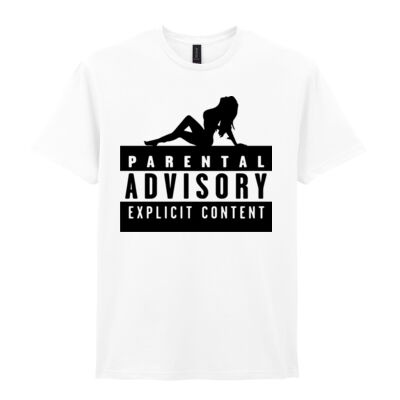 Parental Advisory  - Softstyle™ adult ringspun t-shirt Thumbnail