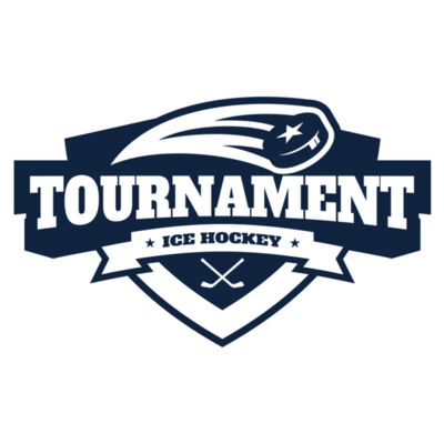 Tournament Ice Hockey logo template 02 Thumbnail