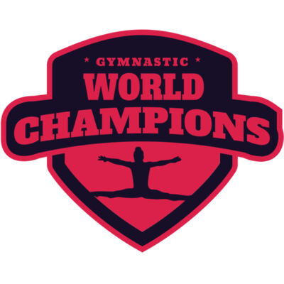 Gymnastic World Champions logo template Thumbnail