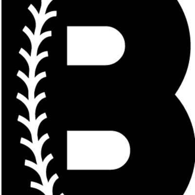 Baseball Alphabet B right Thumbnail