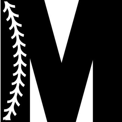 Baseball Alphabet M left Thumbnail