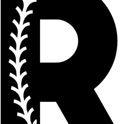 Baseball Alphabet R right Thumbnail