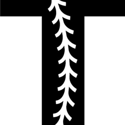 Baseball Alphabet T left Thumbnail