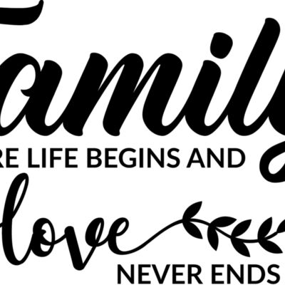 Family is where life begins Thumbnail