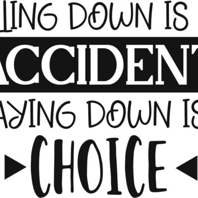 Falling down is an accident staying Thumbnail