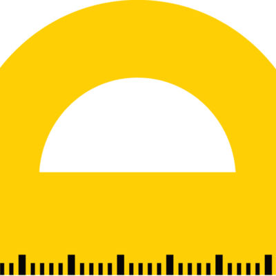 School Tools Semicircle Ruler Thumbnail