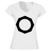 Softstyle™ women's v-neck t-shirt Thumbnail