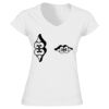 Softstyle™ women's v-neck t-shirt Thumbnail