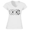 Softstyle™ women's v-neck t-shirt Thumbnail