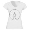 Softstyle™ women's v-neck t-shirt Thumbnail