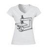 Softstyle™ women's v-neck t-shirt Thumbnail