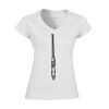 Softstyle™ women's v-neck t-shirt Thumbnail