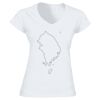 Softstyle™ women's v-neck t-shirt Thumbnail