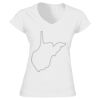 Softstyle™ women's v-neck t-shirt Thumbnail