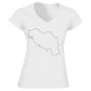 Softstyle™ women's v-neck t-shirt Thumbnail