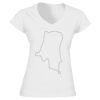 Softstyle™ women's v-neck t-shirt Thumbnail