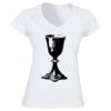 Softstyle™ women's v-neck t-shirt Thumbnail