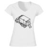 Softstyle™ women's v-neck t-shirt Thumbnail