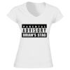 Softstyle™ women's v-neck t-shirt Thumbnail