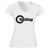 Softstyle™ women's v-neck t-shirt Thumbnail