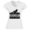 Softstyle™ women's v-neck t-shirt Thumbnail