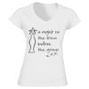 Softstyle™ women's v-neck t-shirt Thumbnail